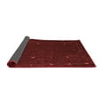 thumbnail image 2 of Ahgly Company Indoor Square Abstract Red Contemporary Area Rugs, 7' Square, 2 of 4