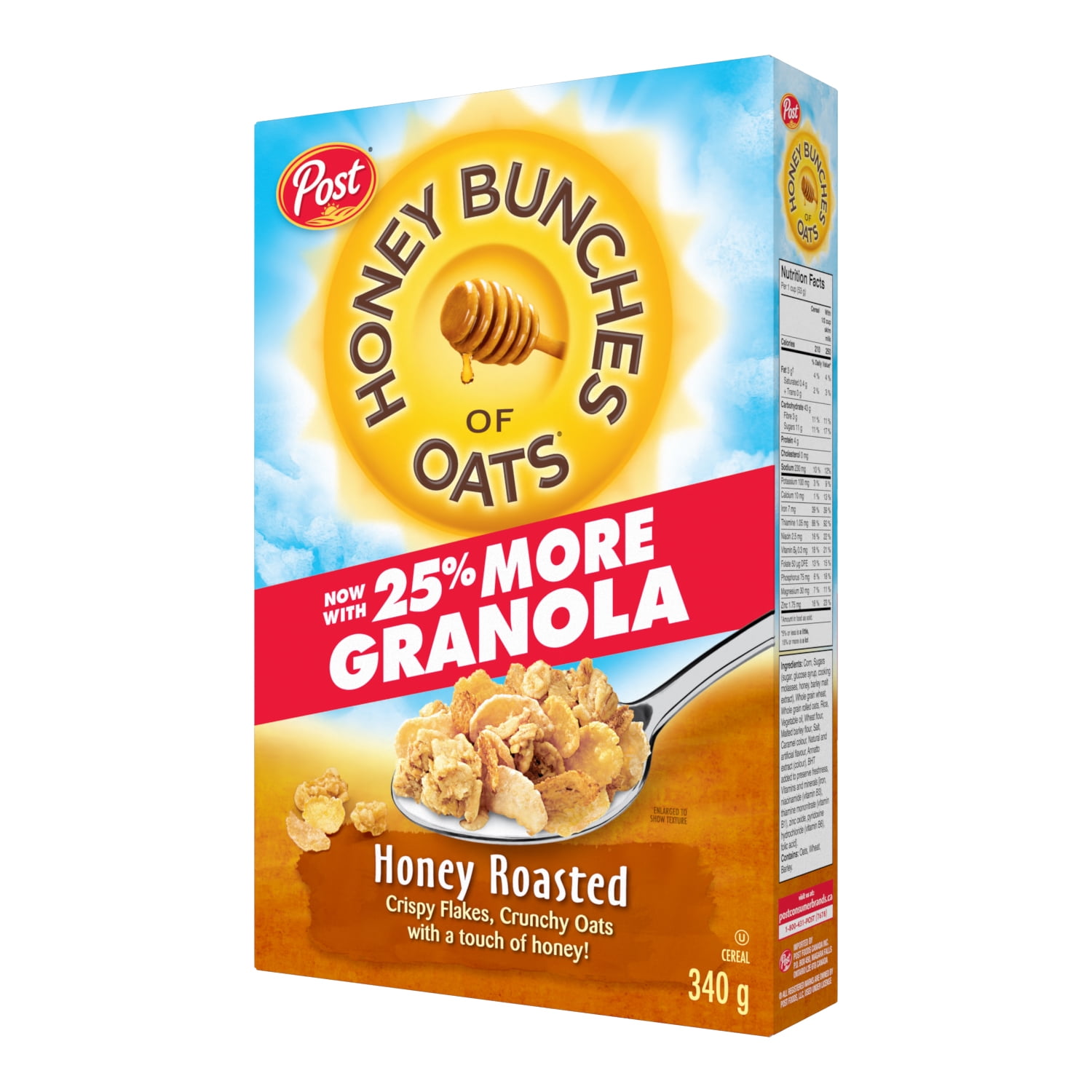 Post Honey Bunches of Oats Honey Roasted Cereal, Honey Roasted Cereal 340g
