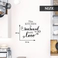 thumbnail image 2 of QTH Kitchen - Decor Kitchen Wall Decals Quote for Family Dining Room Home Decoration Art Words and Saying Sticker Sign Family Decor Removable Vinyl Lettering Gift, 2 of 4