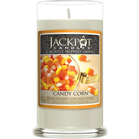 Candy Corn Necklace Candle (Surprise Jewelry Valued at $15 to $5,000)