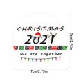 thumbnail image 5 of JHGoosa 2021 Christmas Santa Claus Anti-epidemic Prevention Pendant Crafts, 5 of 6
