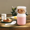 thumbnail image 3 of Contenedor de Yogur Aislado 2 Niveles Sunnimix Rosa, 3 of 8