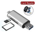 thumbnail image 2 of 5 In 1 Multifunction USB 3.0 Type C USB Micro USB SD TF Memory Card Reader for Android IPhone Computer Dock OTG Type C Adapter, 2 of 5