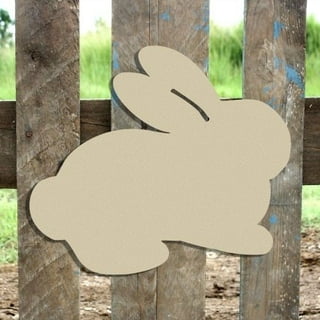 Bunny, Easter Wood Shape, Wooden Rabbit Blank, Unfinished Cut out, Sha –  Kobasic Creations