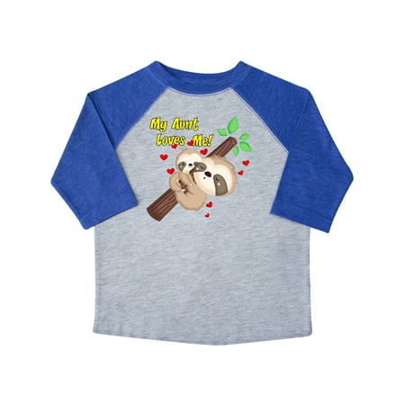 

Inktastic My Aunt Loves Me Gift Toddler Boy or Toddler Girl T-Shirt