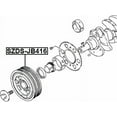thumbnail image 2 of Febest CRANKSHAFT PULLEY # SZDS-JB416 OEM 12610-64J00, 2 of 2