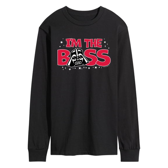Star Wars - Vader I'm the Boss Men's Long Sleeve Graphic T-Shirt