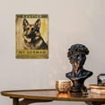 thumbnail image 3 of 12x8 inches Beware of Dog Signs for Fence, Warning Tin Sign "MY GERMAN SHEPHERD HAS ATTITUDE", Home Kitchen Farm Garden Garage Wall Decor, 3 of 7