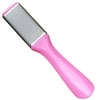 Rinhoo Foot File Stainless Steel Foot Rasp with Plastic Handle Callus Dead Skin Remover Pedicure Tool, Pink