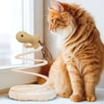 thumbnail image 3 of Interactive Cat Toy Exercise Plush Mouse with Spiral Spring Indoor Portable Toy for All Breed Sizes Ball, 3 of 4