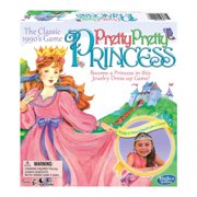 Pretty, Pretty, Princess with 1990's Artwork by Winning Moves Games USA, a Delightful Jewelry Dress-Up Game for 2-4 Players, Ages 5 and Up (1222)