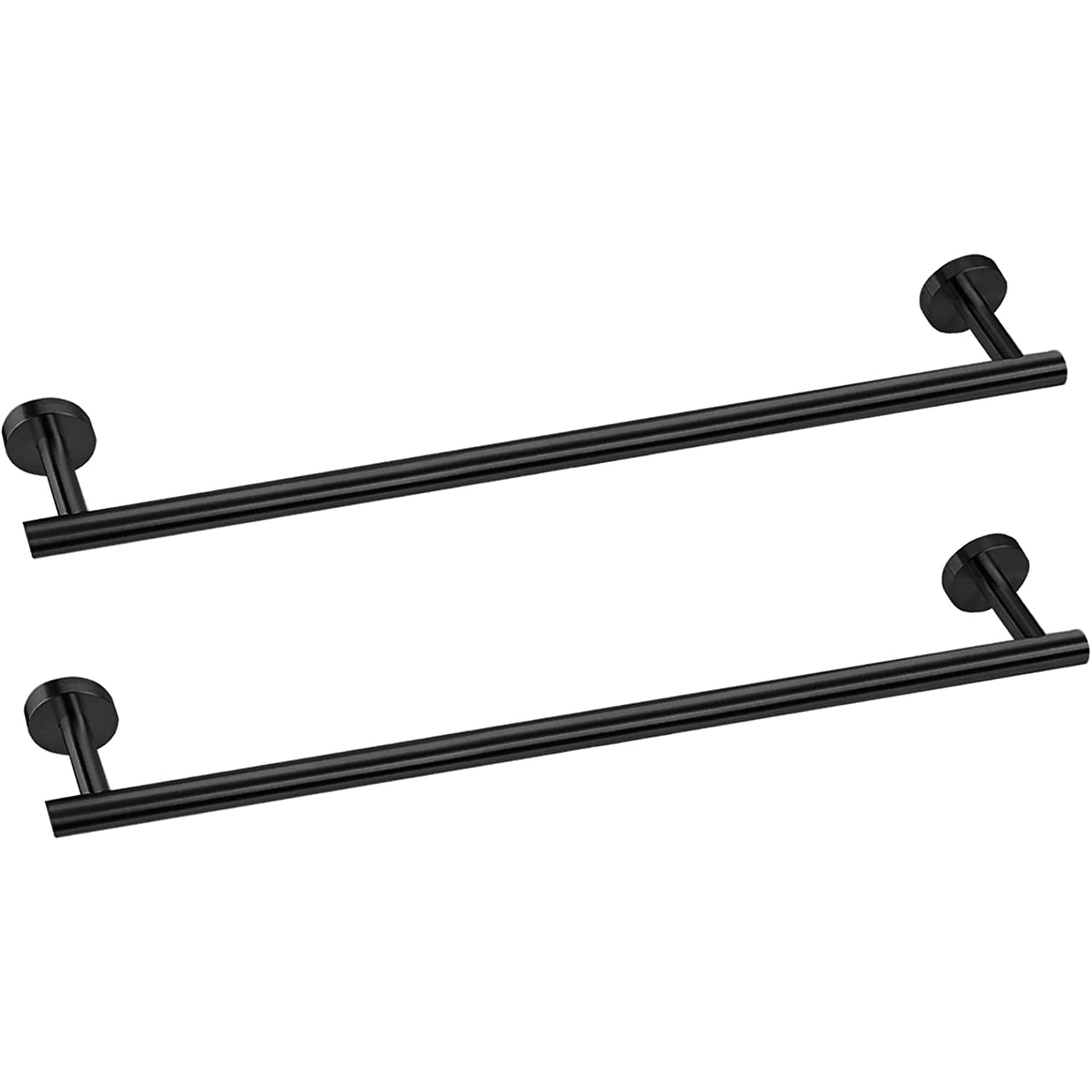 2 Matte Black Bathroom Towel Poles, 16 Inch Double Towel Rack, Bathroom Towel  Rack, For Bathroom Stainless Steel Wall Mount | Walmart Canada