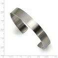 thumbnail image 3 of White Stainless Steel bracelet Cuff Men's 8 in 12 mm, 3 of 3