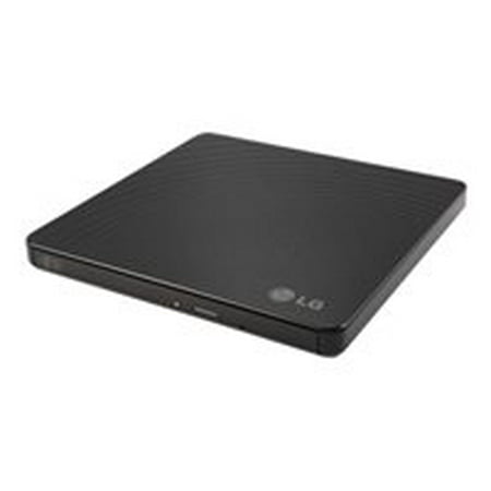 Lg Cd Dvd External Drive LG GP60NB50 Super Multi - Disk drive - DVD���RW (���R DL) / DVD-RAM - 8x/6x/5x - USB 2.0 - external - black ()