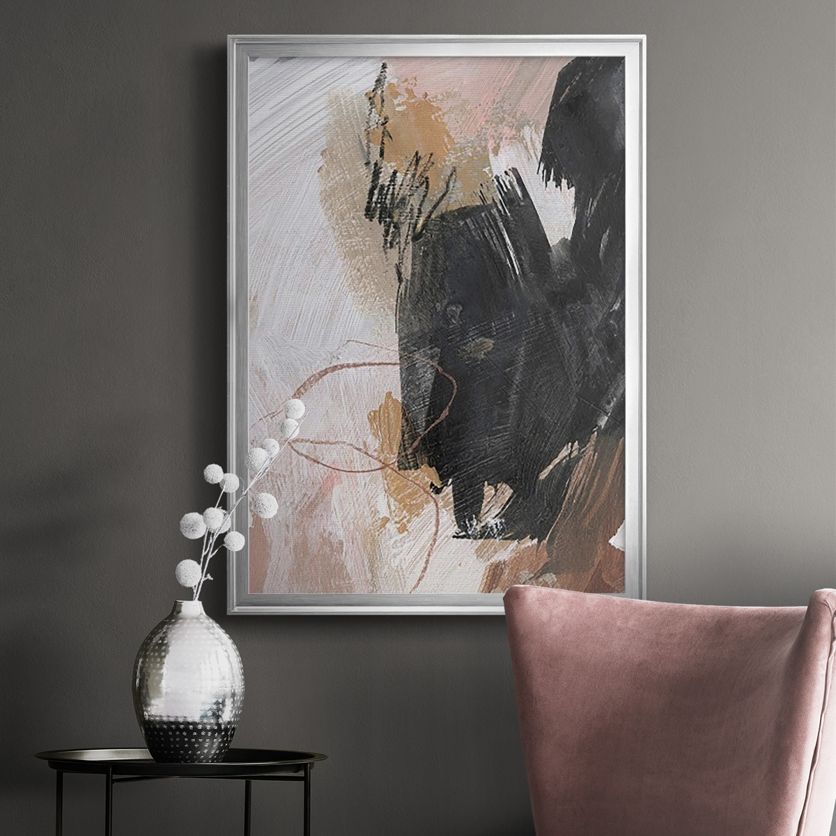 Unbleached Neutrals III Premium Framed Print - Ready to Hang
