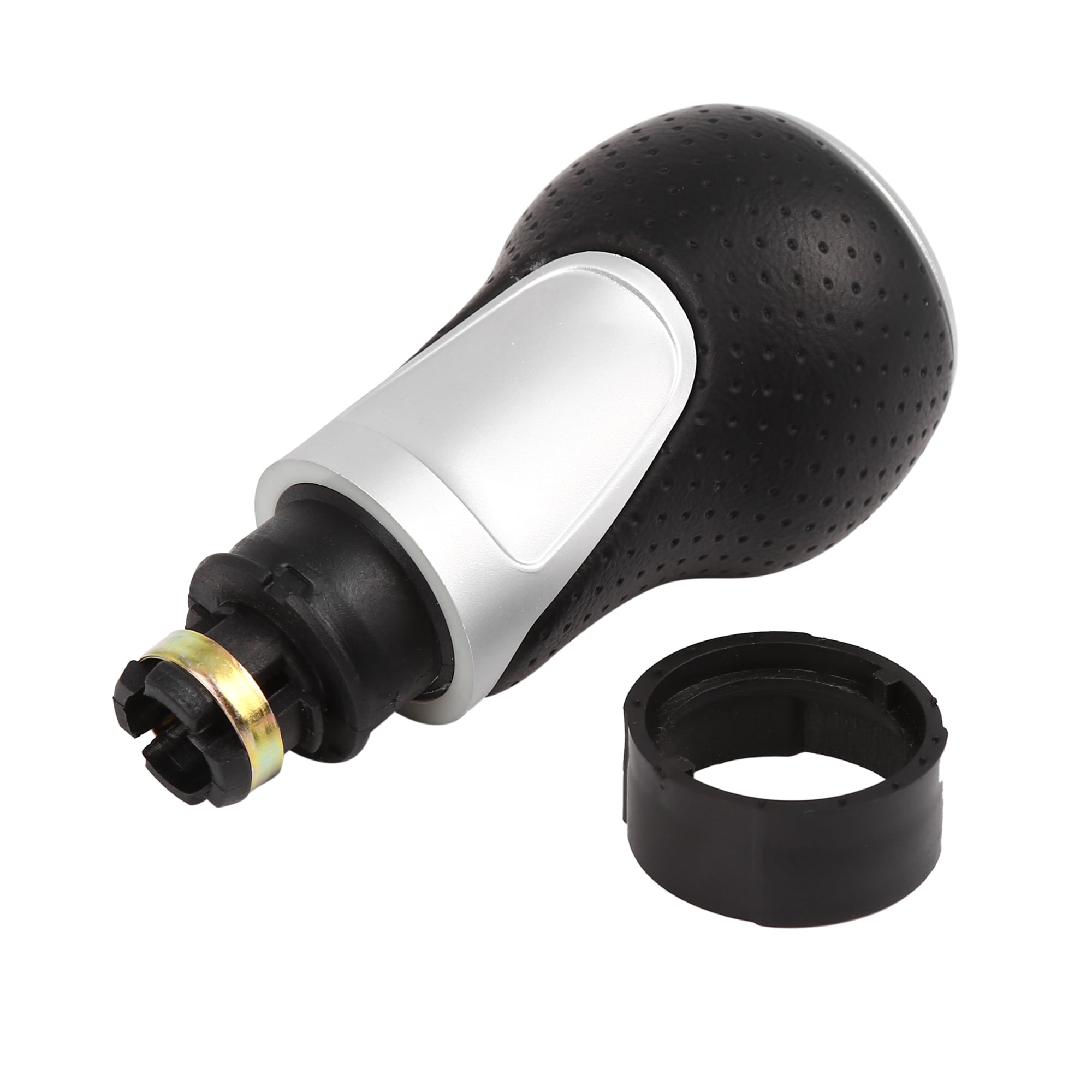 Car 6-Speed Manual Gear Shift Knob Stick Shifter Cover Leatherette Black for Audi S3 A3 A4