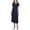 NavyMeerkat Rectangle, variant on Womens Petites Chiffon Knee-Length Midi Dress