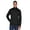 Black Heather, variant on Devon & Jones DG798 Men's Newbury Mélange Fleece Quarter-Zip