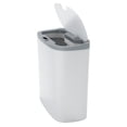 thumbnail image 1 of Cubo de basura con sensor automático, cubo de basura de gran capacidad con tapa para baño, 1 of 9
