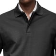 thumbnail image 4 of Long Sleeve Polo Shirts for Men Moisture Wicking Golf Shirts Quick Dry Work Hiking Casual Collared Shirt Size 3XL Black, 4 of 4