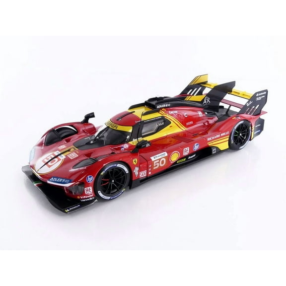 BBURAGO 1/18 - FERRARI 499P 3.0L Turbo V6 - Winner 24h Le Mans 2024
