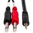 thumbnail image 3 of Hosa Technology 10' Stereo 3.5mm Mini Male to Two Mono -1/4" Phone Plugs, Breakout Y-Cable, 3 of 6