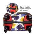 thumbnail image 4 of Kll The Garden Tricolor Pansy Flower Luggage Cover Suitcase Cover Suitcase Protector-Small, 4 of 8