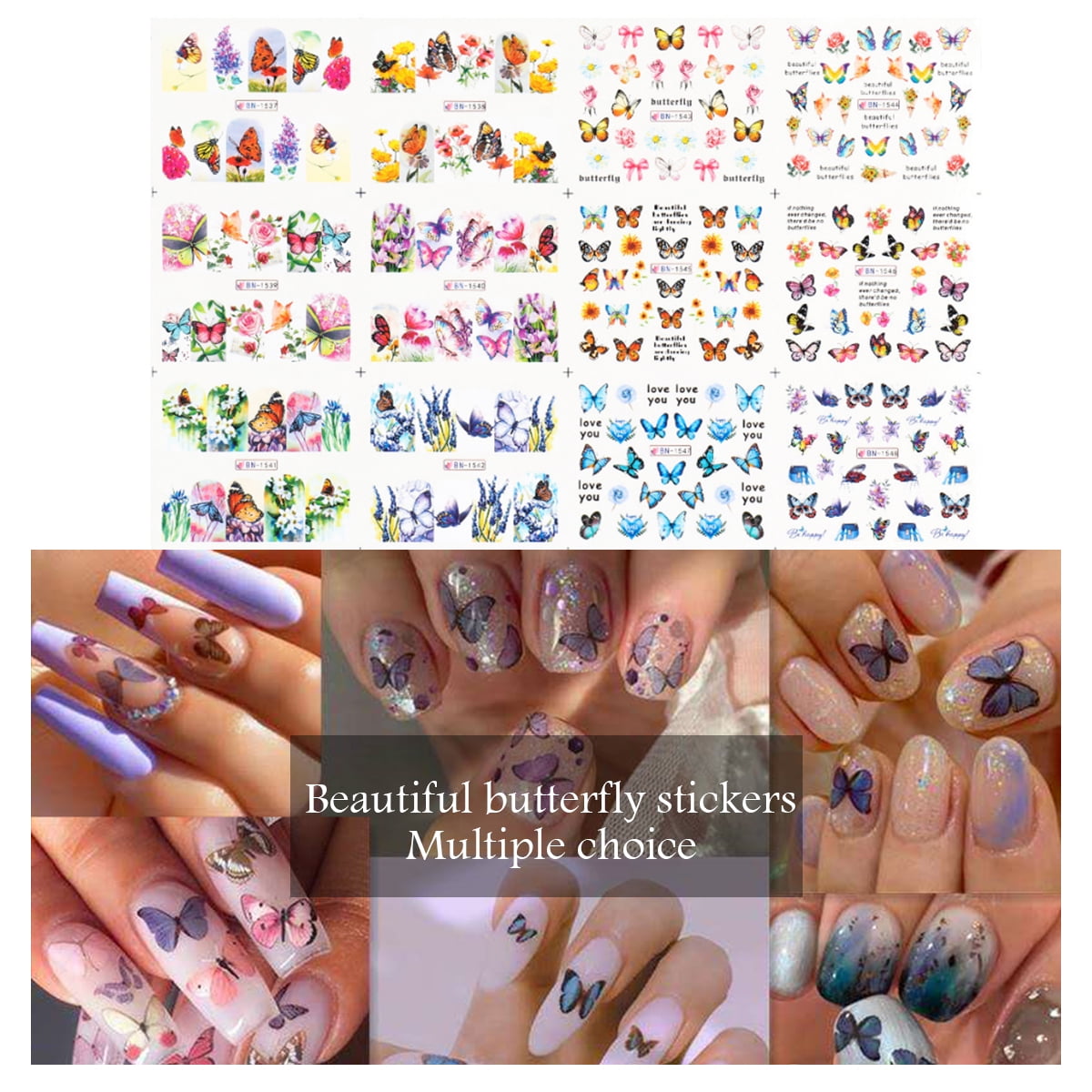 Clear Nail Tips Acrylic Nails with Box(500pcs) for Nail Art Design (Clear)  - Walmart.com