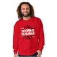 thumbnail image 4 of Cool Basketball Scoring Machine Men's Crewneck Sweatshirt Brisco Brands S, 4 of 6