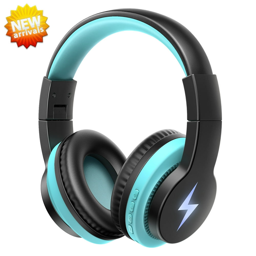 SEENDA Kids Headphones,Colorful LED Lights Kids Bluetooth Headphones