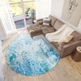 thumbnail image 2 of Dalyn Kikiamo Area Rug KK18-Ocean KK18OC8RO Ocean, 8' x 8', 2 of 5