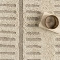 thumbnail image 6 of nuLOOM Finlay Modern Wool Machine Washable Area Rug, 7' 6" x 9' 6", Finlay Ivory, 6 of 9