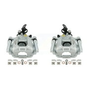 CMX Rear Disc Brake Caliper Assembly Left Right Side (Driver Passenger) Kit for Car Volkswagen Jetta Passat Beetle Golf GTI Eos Audi A3 Quattro KBC-100310