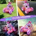 thumbnail image 3 of UQN Unicorn Toys for Girls Age 3-6, Remote Control Stunt Cars Toys for Girls, RC Cars for Kids with LED Light, Birthday Gift Toys for Girls Toddlers 3 4 5 6, 3 of 9