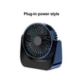 thumbnail image 4 of Monstrate Ventilador eléctrico de portátil, 3 velocidades, ajustable, lavable, reutilizable, funcionamiento silencioso, 4W, 5V/1A, Electrónica Azul  Alimentazione USB, 4 of 6