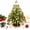 #A, variant on DIY Beaded Christmas Tree Kit, Handmade Mini Desk Xmas Bead Art,  Colorful beads and wire, 3D tabletop tree design, Warm Glow Display,  Relaxing Project, Holiday Gift