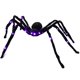 thumbnail image 1 of Araña LED luminosa de gran tamaño para decoración de Halloween, telaraña gigante de felpa, accesorio para casa encantada, Bar, vacaciones, 30-150CM, 1 of 4