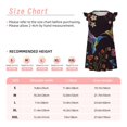 thumbnail image 3 of Fotbe Humming Bird Vestido de Dormir para Niñas de 3 a 10 Años, Mangas Cortas, Estilo Princesa, Pijama Camisón con Mangas Voladas-Medium, 3 of 6