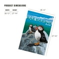 thumbnail image 3 of Lantern Press 1000 Piece Jigsaw Puzzle, Bar Harbor, Maine, Puffins, 3 of 5