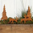 thumbnail image 5 of Metal Christmas Fawn Christmas Tree Stake 4 Pack Outdoor Yard Holiday Decor Christmas Outdoor Decoration, 5 of 5