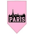 thumbnail image 1 of Paris Skyline Screen Print Bandana Light Pink Small, 1 of 1