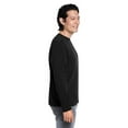 thumbnail image 3 of CORE365 CE111L Unisex Fusion ChromaSoft™ Performance Long Sleeve T-Shirt-Black-XL, 3 of 3