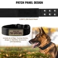 thumbnail image 4 of Minzimin Dog Collar Adjustable Dog Collars Soft Nylon Training Collar with Patch Heavy Duty Metal Buckle Collars for Medium Large Dogs, 4 of 6