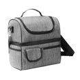 thumbnail image 1 of Bearachild Bolsa de almacenamiento para fiambrera, fiambrera de gran capacidad, organizador térmico, contenedor de alimentos para trabajadores, Almacenamiento y organización del hogar Gris, 1 of 6