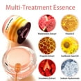 thumbnail image 5 of NOGIS 3Pcs Bee Balm Lip Balm Honey Pot with Stick, Honey Strawberry Watermelon Moisturizing and Hydrating Sleeping Lip Mask, Day and Night Repair and Care, Reduce Lip Lines (Set B), 5 of 7