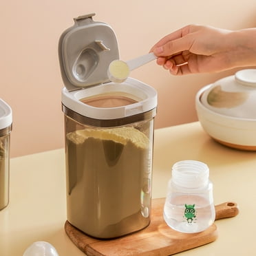 Sherry Light-shielding sealed jar, small square, large capacity, with spoon, food-grade coffee bean and tea jar, food light-shielding sealed