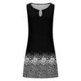 thumbnail image 6 of Erwazi Summer Flowy Dresses for Womens Short Sleeve Scoop Neck Sundress Tie-Dye Midi Tank Dress Casual Beach Vacation Tshirt Dress with Pockets, 6 of 6