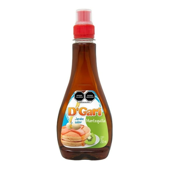 Jarabe D Gari sabor mantequilla 250 ml