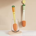 thumbnail image 4 of Multifunctional Bottle Brush Removable Long Handle Sponge Cleaning Brush with Brush Head and Soft Rubber Brush Head for Cleaning Baby Bottle Tableware, 4 of 8
