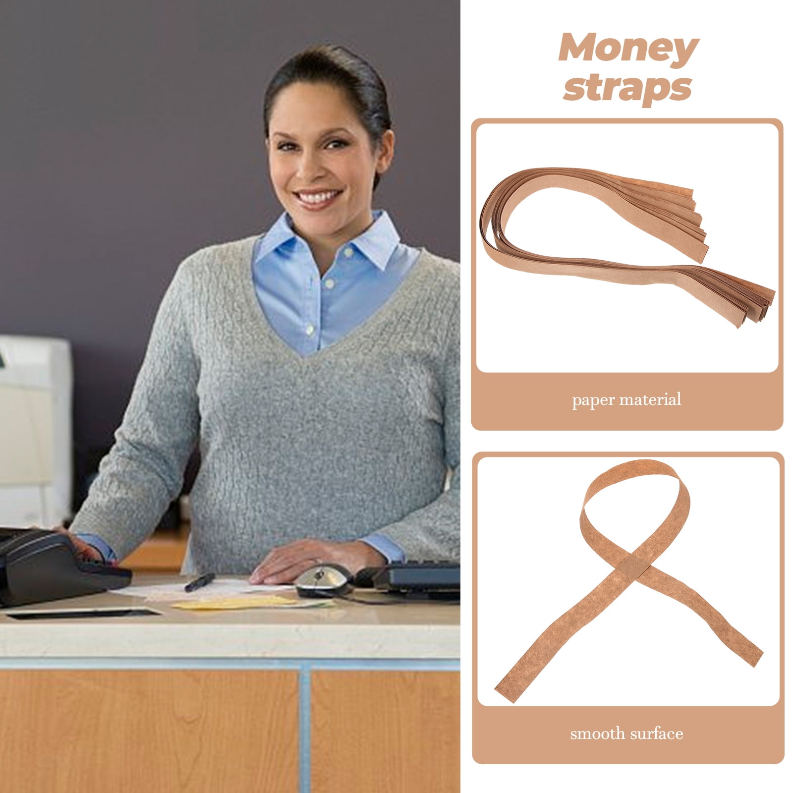 Zehuanyu 400 Pcs Wristbands Mark Banknote Paper Money Fixing Zehuanyu 400 Pcs Wristbands Mark Banknote Paper Money Fixing